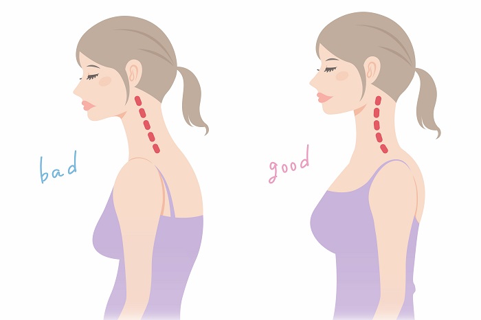 頭の位置が影響する首肩こりの原因について