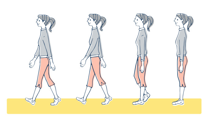 お腹痩せに効果的な歩き方とは